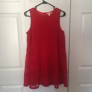 Miami Red Shift Dress